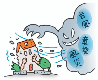 風災　火災保険　建物